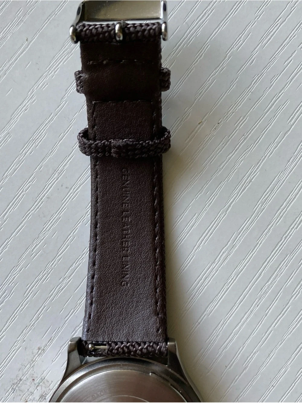 Timex Expedition Cream Dial Field Watch with Brown Strap
